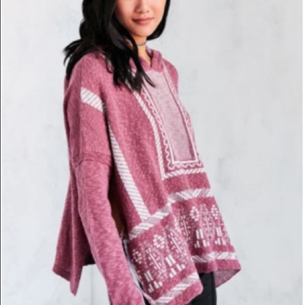 Urban Outfitters Side Tie Hoodie Sweater
